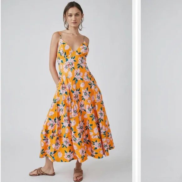 knee length dresses for ladies Finer Things Printed Midi